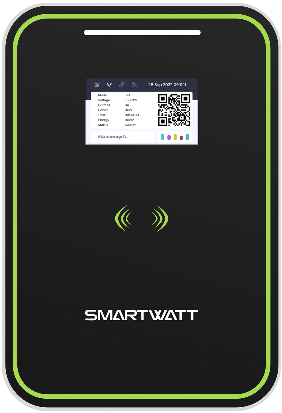 SMARTWATT EVC AC 7K 1P RP Type2 – 4